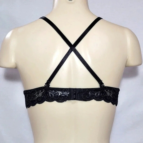 34C Maidenform Self Expressions Convertible Pushup Bra Black NWT - Picture 4 of 8